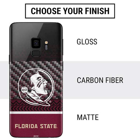 Florida State University Pattern Jersey Galaxy S9 Skin